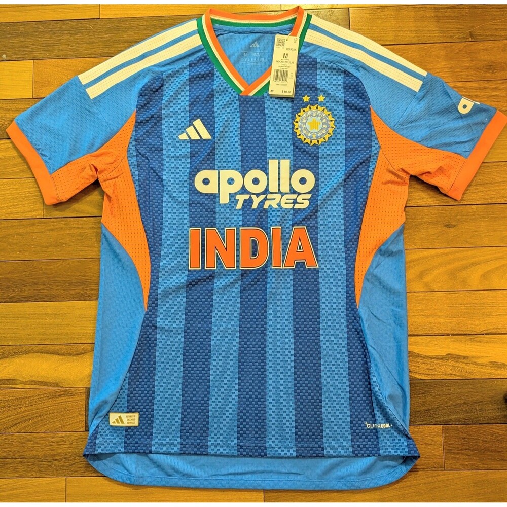 Adidas India T20 Cricket International Jersey 2026 Authentic XL Men’s KS9355